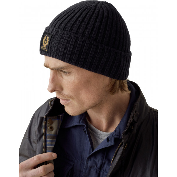Belstaff Watch Wool Hat Dark Navy