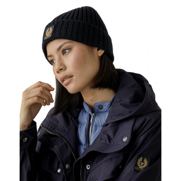 Belstaff Watch Wool Hat Dark Navy