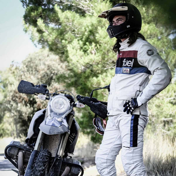 Fuel Rally Raid Jacket White Fuel Rally Raid Jacket White