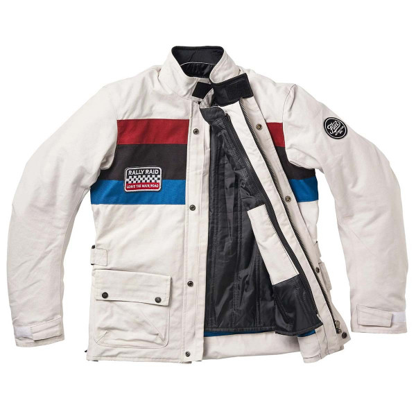 Fuel Rally Raid Jacket White Fuel Rally Raid Jacket White